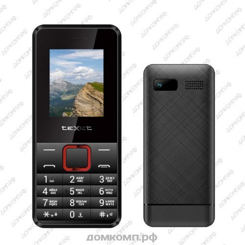 Мобильный телефон Texet TM-207 черный